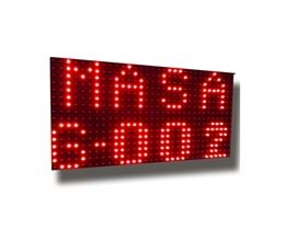 AKINSOFT Garson Çağrı Sistemi Led Bildirim Paneli (Kırmızı)