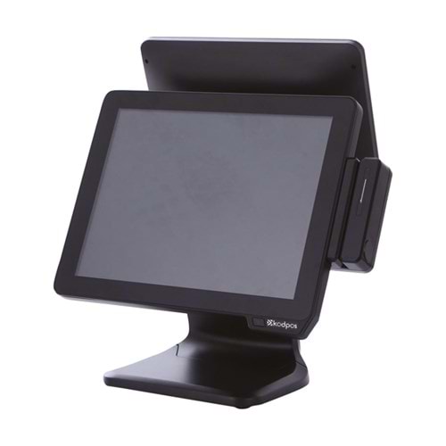 KodPos Pro 1701 17.3'' Dokunmatik Pos PC+12.1'' 2. Müşteri Ekranı (4Gb Ram/64Gb SSD/J4125 İşlemci)