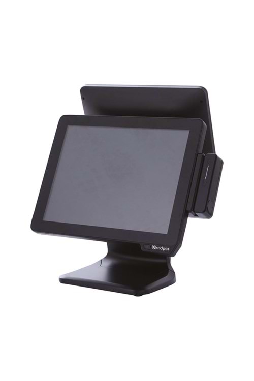 KodPos Pro 1701 17.3'' Dokunmatik Pos PC+12.1'' 2. Müşteri Ekranı (4Gb Ram/64Gb SSD/J4125 İşlemci)
