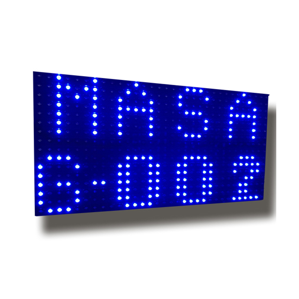 AKINSOFT Garson Çağrı Sistemi Led Bildirim Paneli (Mavi)